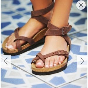 Yara Birkenstock oiled leather Sandal: Free People